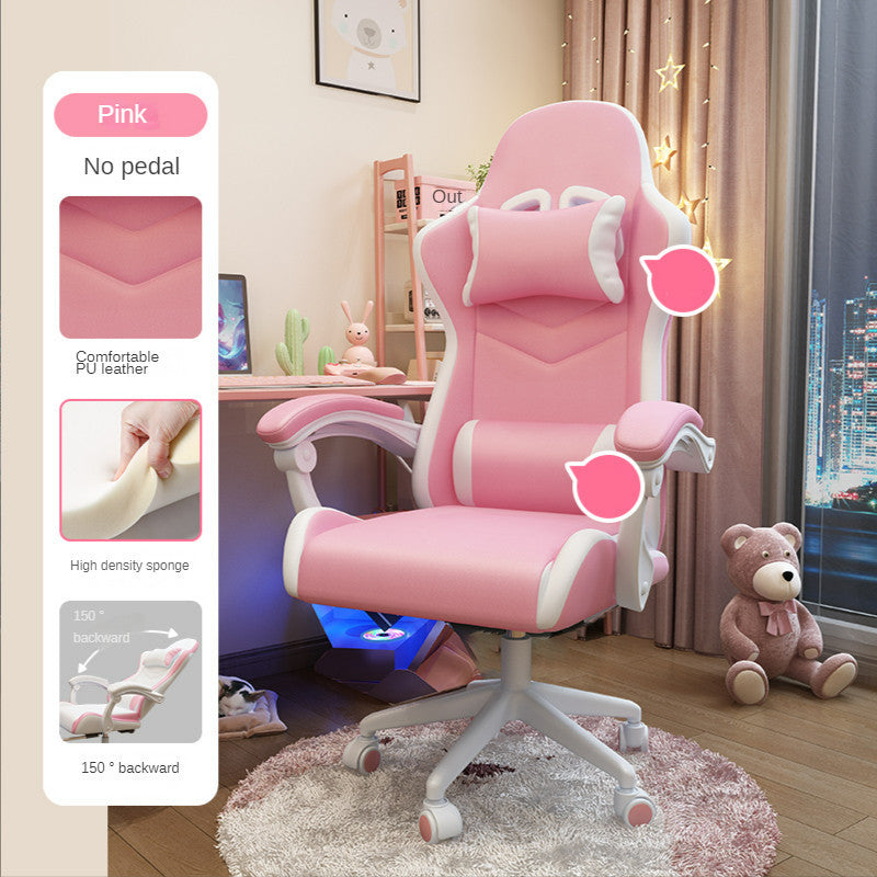Cute Girls Bedroom Comfortable Gaming Chair