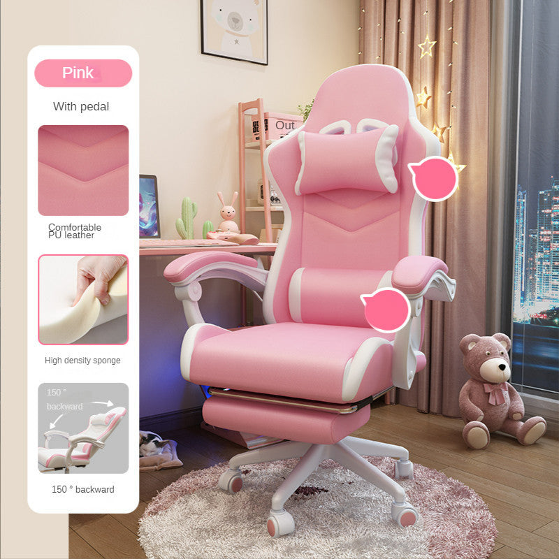 Cute Girls Bedroom Comfortable Gaming Chair
