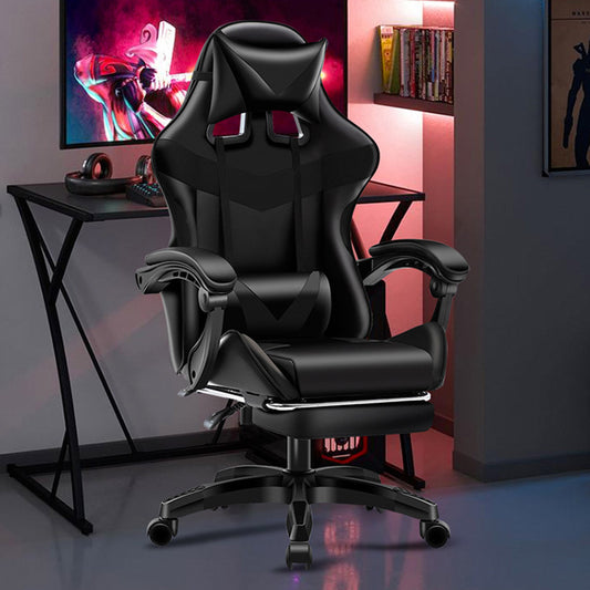 ZHUMI Reclining Gaming Chair with Footrest