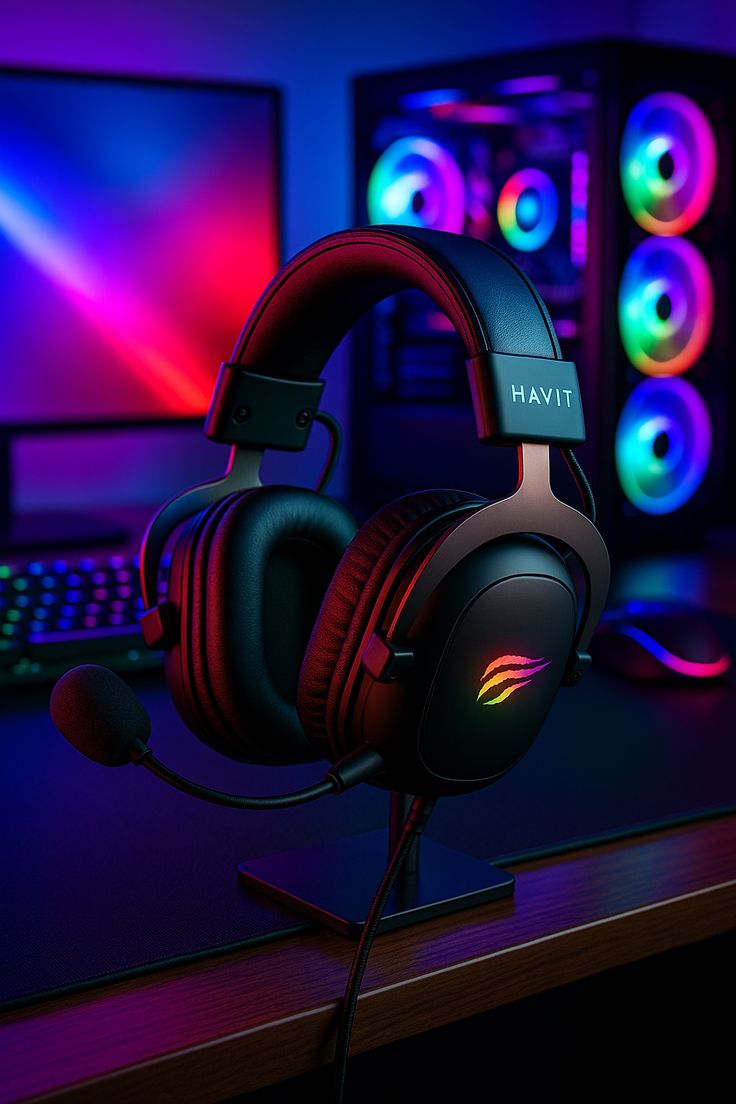 Gaming Headsets — Wired, Wireless & LED Styles