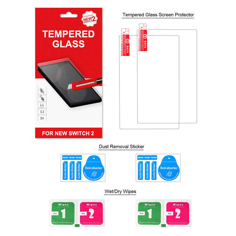 Switch 2 HD Tempered Glass Screen Protector