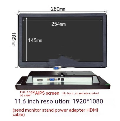 Portable HD HDMI Full View 1080P LCD Display Touch Computer Screen