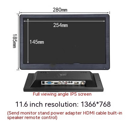 Portable HD HDMI Full View 1080P LCD Display Touch Computer Screen