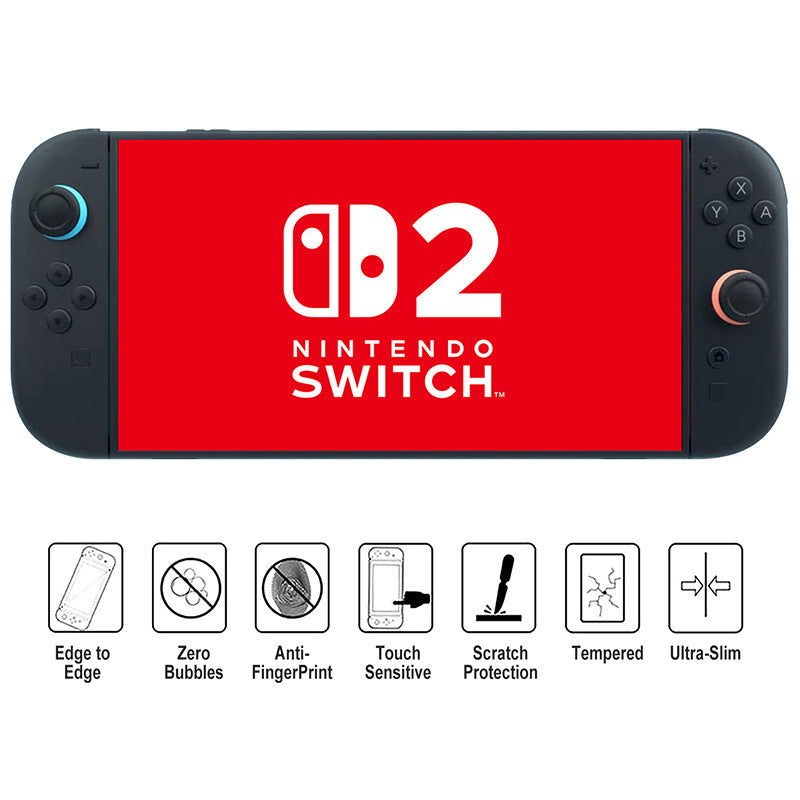 Switch 2 HD Tempered Glass Screen Protector